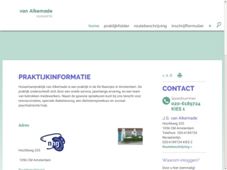 ALKEMADE J G VAN