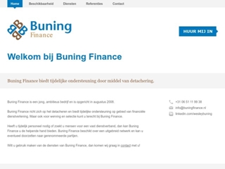 BUNING FINANCE