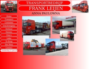 LEIJEN TRANSPORTBEDRIJF F R