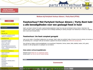 PARTYTENT VERHUUR ALMERE