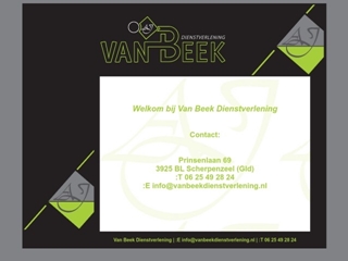 A.J. VAN BEEK DIENSTVERLENING