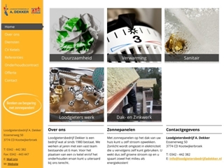 DEKKER LOODGIETERSBEDRIJF A