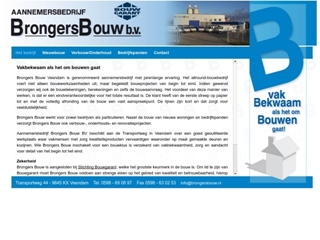AANNEMERSBEDRIJF BRONGERS BOUW BV