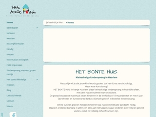 BONTE HUIS HET KLEINSCHALIGE KINDEROPVANG