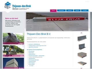 THIJSSEN-DEN BROK BETONPRODUCTEN- BOUWMATERIALENHANDEL