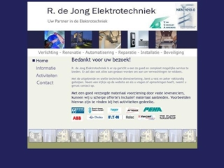 R DE JONG ELEKTROTECHNIEK