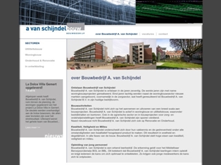 SCHIJNDEL BV BOUWBEDRIJF A VAN