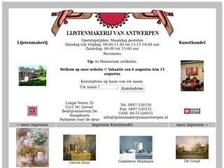 ANTWERPEN LIJSTENMAKERIJ EN KUNSTHANDEL VAN