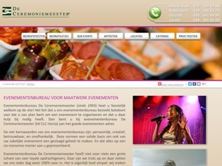 EVENEMENTENBUREAU DE CEREMONIEMEESTER