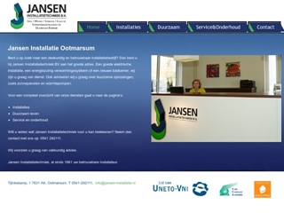 JANSEN GAS WATER SANITAIR ELEKTRA EN VERWARMINGSTECHNIEK
