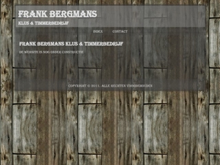 FRANK BERGMANS KLUS EN TIMMERBEDRIJF
