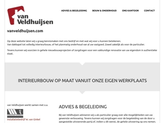VELDHUIJSEN BOUW ONDERHOUD ADVIES BEGELEIDING VAN