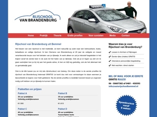 BRANDENBURG AUTORIJSCHOOL C A M VAN