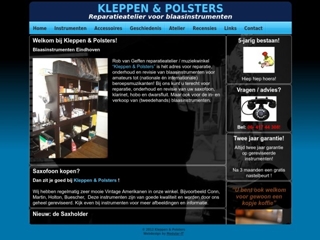 KLEPPEN EN POLSTERS ONDERHOUD EN REPARATIE BLAASINSTRUMENTEN