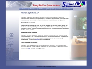 SIJTSMA AV AUDIO VIDEO & PROJECTIE