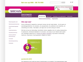 SOCIUS MAATSCHAPPELIJK DIENSTVERLENERS