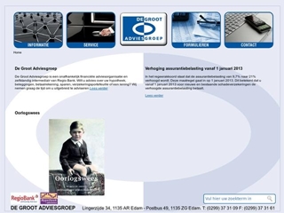 GROOT ASSURANTIEN EDAM BV DE