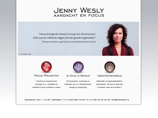 JENNY WESLY AANDACHT EN FOCUS