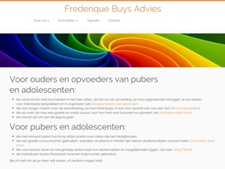 FREDERIQUE BUYS ADVIES
