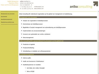 ANIBA CONSULTING BV