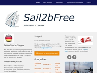 SAIL2BFREE JACHTCHARTER