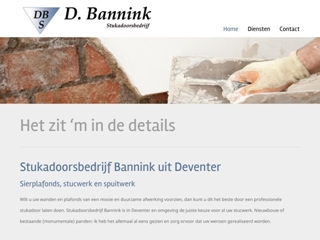BANNINK STUKADOORSBEDRIJF D