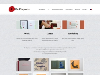 KLAPROOS HANDDRUKWERK DE