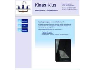 KLAAS KLUS BADKAMERS EN LOODGIETERSWERK