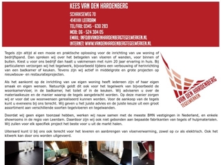 HARDENBERG TEGELWERKEN VAN DEN