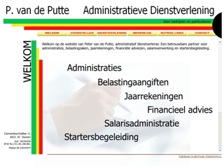 ADMINISTRATIEVE DIENSTVERLENING P VD PUTTE