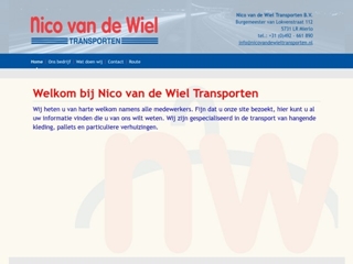 WIEL TRANSPORTEN NICO VD