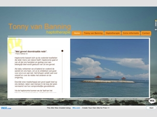 BANNING PRAKTIJK VOOR HAPTOTHERAPIE VAN TONNY