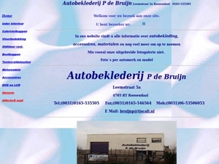 BRUIJN AUTOBEKLEDERIJ P DE