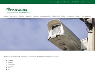 VOORWINDEN CARAVANSTALLING BERGSCHENHOEK N
