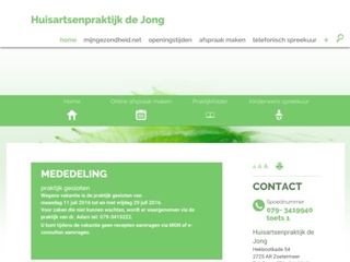 JONG C A DE