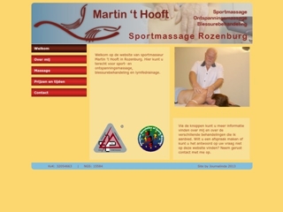 HOOFT ONTSPANNINGSMASSAGE EN BLESSUREBEHANDELING MARTIN 'T
