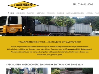 RUITENBEEK GROND- EN SLOOPWERKEN VOF J