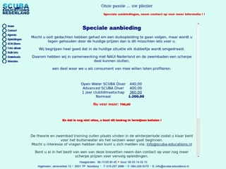 SCUBA EDUCATIONS NEDERLAND