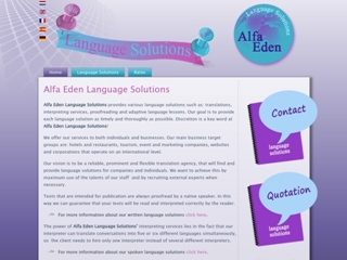 ALFA EDEN LANGUAGE SOLUTIONS