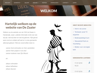 CHRISTELIJKE GEREFORMEERDE KERK DE ZAAIER