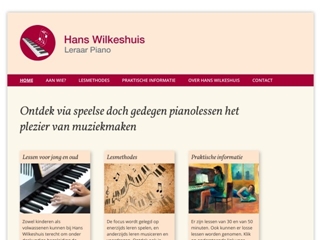 HANS WILKESHUIS PIANOLESSEN