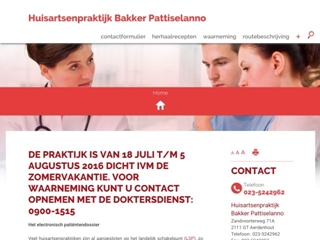 HUISARTSENPRAKTIJK BAKKER & PATTISELANNO