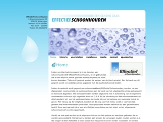EFFECTIEF SCHOONHOUDEN