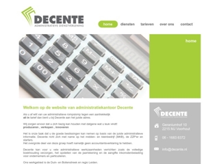 DECENTE ADMINISTRATIEVE DIENSTVERLENING