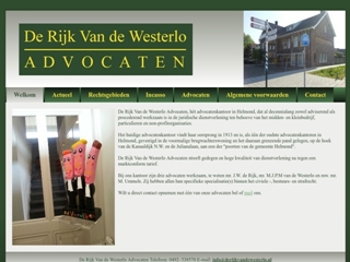 DE RIJK VAN DE WESTERLO ADVOCATEN