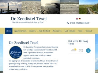APPARTEMENTENVERHUUR ZEEDISTEL
