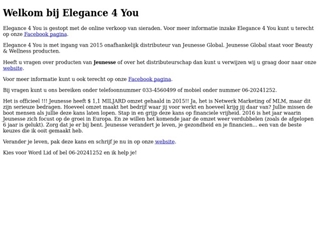 ELEGANCE 4 YOU