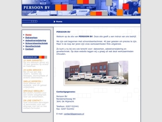 PERSOON DAKWERKEN BV