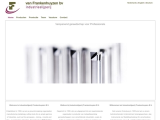 FRANKENHUYZEN BV INDUSTRIESLIJPERIJ A J VAN