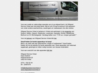 WITGOED SERVICE VINKEL